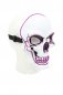 LED mask SKULL - purple