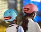 Smart bicycle helmet - automatic LED light + brake light