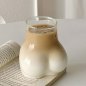 Butt Cup - seksikäs ja hauska lasikuppi perseen muodossa 450 ml