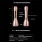 Bluetooth wireless karaoke microphone 2v1 with speaker