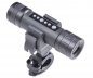 Rotating bicycle holder for objects such as a flashlight/camera with a diameter from 16 mm to 43 mm