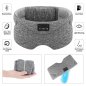 Maska na spaní na oči + sluchadla - škraboška proti hluku s Bluetooth (iOS/Android)