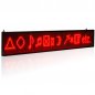 LED advertising panel with WIFI - 50 cm with iOS and Android support - red