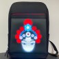 Ang LED smart backpack na programmable na animasyon o teksto na may LED display 24x24cm (kontrol sa pamamagitan ng smartphone)