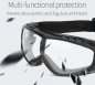 Lunettes de protection transparentes avec mousse intégrée contre les virus