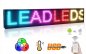 Panneau lumineux WiFi LED 7 couleurs RVB - panneau 100 cm x 15 cm