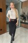 Čierna sukňa dlhá dámska - CIARA - fashion Julzz