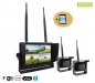 Jeu de caméra de sauvegarde - 2x caméra wifi + moniteur TFT 7 "avec enregistrement DVR (audio + vidéo) + carte SDXC 128 Go