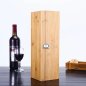 Caixa de vinho de madeira (caixas de vinho) - conjunto de caixa de presente de vinho de luxo com 4 acessórios
