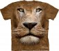 動物の顔のTシャツ - ライオン