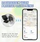 Llavero localizador de llaves - Mini llavero localizador GPS Bluetooth inteligente para smartphone iOS (Apple Find My)