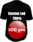 חולצות תאורה בהתאמה אישית - מארז 100x