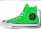 Curea pentru cataramă - Sneaker verde
