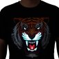 LED T-särk - Tiger (Head) helendav + vilkuv t-särk