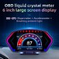 HUD palubní počítač do auta (displej) 6" - Multifunkční sportovní Akcelerometr Display