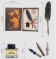 Caligrafic 钢笔套装 - 独家蘸水笔，带羽毛 + 3 个笔尖 - 礼品套装