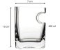 Vaso de whisky - Vaso de bourbon único con soporte para puros 260 ml