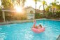 Flamingo pool float - sommerens hit!