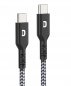 USB-C to USBC SuperCord cable with charging speed up to 100W - black