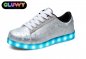 Buty Oświetlenie LED - Srebrne Gwiazdy