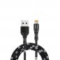 iPhone cable Apple Lightning for charging mobile phones with 1 m length and durable knitted Bamboo design