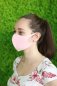 NANO face mask Pink - elastic (97% Polyester + 3% Spandex)