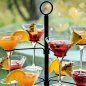 Glass stand tree - stylish holder for wine/cocktail glasses - 12 glasses