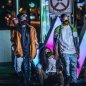 Rave PARTY MASK ar KRĀSU LED displeju uz sejas (vadība, izmantojot iOS/Android tālruni)
