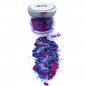 Purpurina rosa - Purpurina biodegradable para cuerpo, rostro o cabello - Polvo de purpurina 10g (Blue pink violet)
