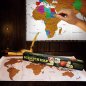 Dünya haritasının üzerini çizin - 88x55 cm boyutunda