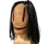 Strašidelná žena maska na obličej - pro děti i dospělé na Halloween či karneval