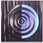 Abstrakte Wandmalereien - Metall (Aluminium) - LED-Hintergrundbeleuchtung RGB 20 Farben - Kreise 50x50cm