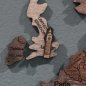 World monuments 15pcs - push pins on wooden maps