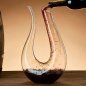 Bokal za vino i dekanter 1500 ml - Unikatni dekanteri u obliku slova U + kuglice za čišćenje