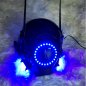 Party LED-hjelm - Rave Cyberpunk 5000 med 24 flerfargede LED-er