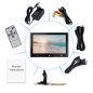 7" Mirror Link WiFi LCD monitor do auta multifunkčný - VGA, HDMI a AV vstup pre 2 kamery