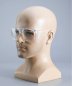 Transparent googles with side shields + anti-fogging