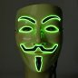 Masker Halloween LED - Hijau