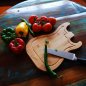 Papan pemotong kayu - Papan dapur kayu gitar