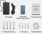 Mini condizionatore portatile - 4in1 (condizionatore/ventilatore/deumidificatore/lampada) rumore solo 50 dB + telecomando