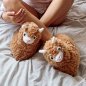 Alpaca slippers (Llama) - womens uni size 36-41