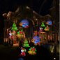 Outdoor + Indoor LED light decorative christmas projector 12 in 1 motifs with IP65