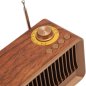 Vintage radio - retro wooden radio with Bluetooth + FM/AM radio/AUX/USB disk/Micro SD