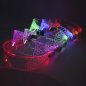 LED festbriller (gennemsigtige) CYBERPUNK - farveskift