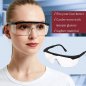Safety glasses transparent anti-fog with HD lenses​