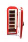 Retro kylskåp i stil med varuautomaten med kapacitet 18L / 10 burkar