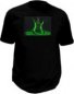 T-shirt sensibile al suono - Chitarra verde
