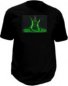 Sound-sensitive T-shirt - Green guitar