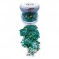 Dekorasi untuk tubuh + rambut + janggut - Sparkling biodegradable glitter dust 10g (Turquoise)