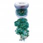 Decorations for the body + hair + beard - Sparkling biodegradable glitter dust 10g (Turquoise)